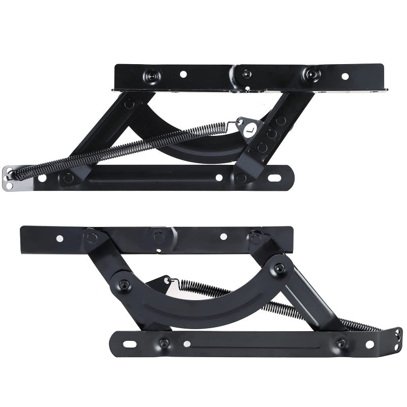 NATGAI Sofa Couches Bed DIY Adjustable Spring Mechanism Futon Hinge Hardware Triple Click Hinge Hardware for Sleeper Sofa Bed Furniture - Image 1